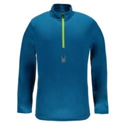 Spyder Silver Dip Dry W.E.B. T-Neck Men's -Bob's Sports Chalet 10009 ELECTRICBLBTYLW m