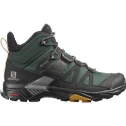 Salomon X Ultra 4 Mid GTX Hiking Boots Men`s -Bob's Sports Chalet 101098 GRN GABLESBLKCUMIN m