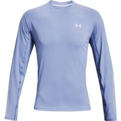 Under Armour UA Iso-Chill Shorebreak Long Sleeve Shirt Men's 7 Under Armour UA Iso-Chill Shorebreak Long Sleeve Shirt Men's -Bob's Sports Chalet 101171 WASHED BLUEHALO GRY m
