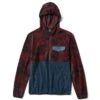 Roark Fox Island Polar Fleece 1/2 Zip Hoodie Men's -Bob's Sports Chalet 101229 MAROON m