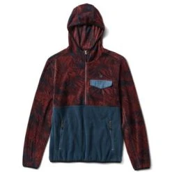 Roark Fox Island Polar Fleece 1/2 Zip Hoodie Men's