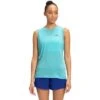 The North Face Wander Boxy Tank Top Women's -Bob's Sports Chalet 101397 MAUIBLUEHEATHER m