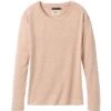 Prana Cozy Up Long Sleeve Tee Women's -Bob's Sports Chalet 101440 CHAMPAGNE HEATHER m