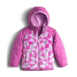 The North Face Reversible Perseus Jacket Toddler Girls' -Bob's Sports Chalet 10168 WSTRA PRP TRNGL CAMO m