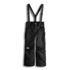 The North Face Snowquest Suspender Pants Boys' -Bob's Sports Chalet 10204 TNF BLACK m