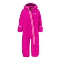The North Face Chimboraza One Piece Fleece Infant -Bob's Sports Chalet 10214 LUMINOUS PINK m
