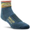 Farm To Feet Max Patch Lightweight Cushion 1/4 Crew Socks -Bob's Sports Chalet 102955 DENIM BLUE HEATHER m