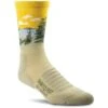 Farm To Feet Cascade Locks Lightweight Cushion 3/4 Crew Socks -Bob's Sports Chalet 102961 DESERT TAN m