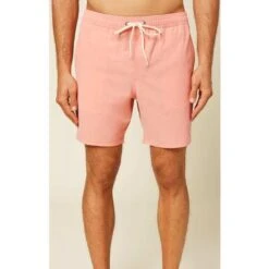 Oneill Solid Volley 17 Inch Boardshorts Men's -Bob's Sports Chalet 103017 HOT CORAL m