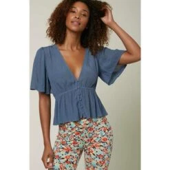 ONeill O'Neill Wes Solid Top Women's -Bob's Sports Chalet 103055 CHINA BLUE m