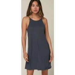 Oneill Morette Solid Dress Women's -Bob's Sports Chalet 103070 SLATE m