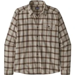 Patagonia Lightweight Fjord Flannel Shirt Men's -Bob's Sports Chalet 103166 GRANGEPUMICE m