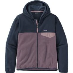 Patagonia Micro D Snap-T Jacket Girls' -Bob's Sports Chalet 103185 HYSSOP PURPLE m
