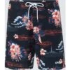 Oakley Tropical Bloom 18 Boardshort Men's -Bob's Sports Chalet 103260 BLACK HAWAI m