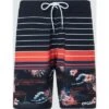 Oakley Retro Bloom 20 Boardshort Men's 2 Oakley Retro Bloom 20 Boardshort Men's -Bob's Sports Chalet 103261 BLACK HAWAISTRIPE m