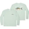 Salty Crew Ahi Mount Long Sleeve Tech Tee Men's -Bob's Sports Chalet 103406 SAGE m