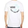 Vans Mini Dual Palm II Tee Shirt Men's -Bob's Sports Chalet 103433 WHITEPLUMEBLACK m