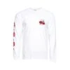 Vans Rose Bed Long Sleeve Tee Men's -Bob's Sports Chalet 103468 WHITE m