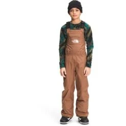 The North Face Freedom Insulated Snow Bibs Kids' -Bob's Sports Chalet 103550 PINECONE BROWN m