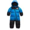 The North Face Nuptse One-Piece Infants' -Bob's Sports Chalet 103551 CLEAR LAKE BLUE m