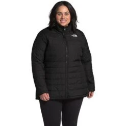 The North Face Mossbud Reversible Plus Insulated Jacket Women's -Bob's Sports Chalet 103587 TNF BLACK m
