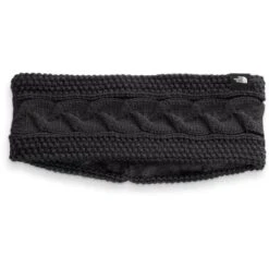 The North Face Cable Minna Earband Women's 7 The North Face Cable Minna Earband Women's -Bob's Sports Chalet 103596 TNF BLACK m