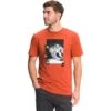 The North Face DNA Proud Graphic Short Sleeve T-Shirt Men's -Bob's Sports Chalet 103624 BURNT OCHRE m