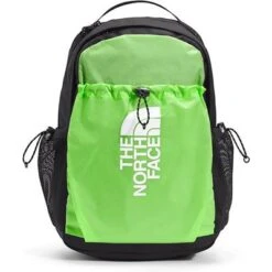 The North Face Bozer Backpack -Bob's Sports Chalet 103647 SAFETY GREENTNF BLK m