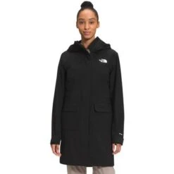 The North Face City Breeze II Rain Parka Women's 9 The North Face City Breeze II Rain Parka Women's -Bob's Sports Chalet 103651 TNF BLACK m