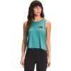 The North Face Crop Tank Top Women's -Bob's Sports Chalet 103701 BRISTOL BLUE m
