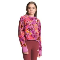 The North Face Glacier Pullover Fleece Girls' -Bob's Sports Chalet 103711 SNSTMVLNWNDRPRT m