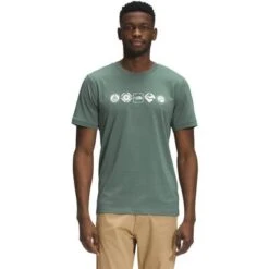 The North Face Himalayan Bottle Source Short Sleeve Tee Men's -Bob's Sports Chalet 103721 LAURELWREATHGRN m