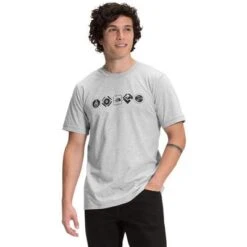The North Face Himalayan Bottle Source Short Sleeve Tee Men's -Bob's Sports Chalet 103721 TNFLIGHTGREYHTR m