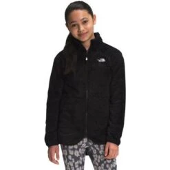 The North Face Suave Oso Long Jacket Girls' -Bob's Sports Chalet 103750 TNF BLACK m