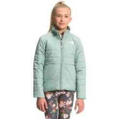 The North Face Reversible Mossbud Swirl Jacket Girls' -Bob's Sports Chalet 103755 JDTGNLRLWRTHGN m