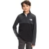 The North Face Reactor Thermal 1/4 Zip Fleece Boys' -Bob's Sports Chalet 103825 ASPHALT GREY m