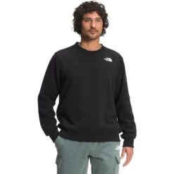 The North Face Highrail Crewneck Sweatshirt Men's -Bob's Sports Chalet 103832 TNF BLACK m