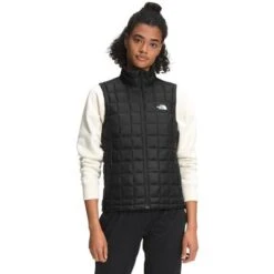 The North Face Thermoball Eco Insulated Vest 2.0 Women's -Bob's Sports Chalet 103871 TNF BLACK m