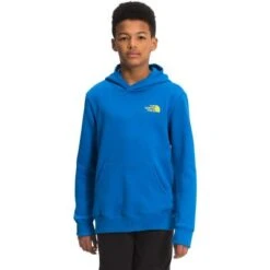 The North Face Camp Fleece Pullover Hoodie Boys' -Bob's Sports Chalet 103882 HERO BLUE m
