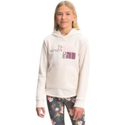 The North Face Camp Fleece Pullover Hoodie Girls' -Bob's Sports Chalet 103883 GARDENIA WHITE m