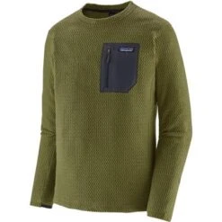 Patagonia R1 Air Crew Fleece Pullover Men's -Bob's Sports Chalet 104464 PALO GREEN m