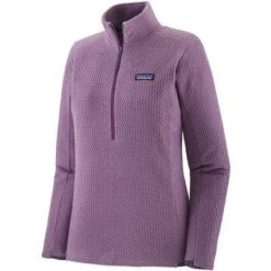 Patagonia R1 Air Zip-Neck Fleece Pullover Women's -Bob's Sports Chalet 104466 HYSSOP PURPLE m