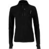 Hot Chillys La Montana Fleece Zip T-Neck Base Layer Top Women's -Bob's Sports Chalet 104542 BLACKBLACK m