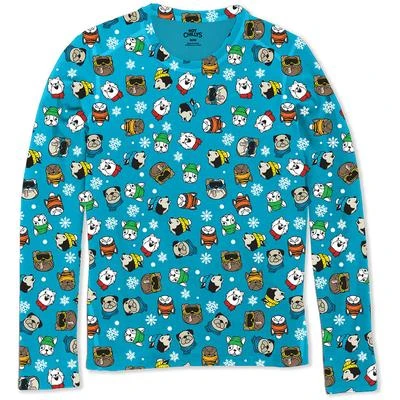 Hot Chillys Originals Print Base Layer Crew Top Kids' 3 Hot Chillys Originals Print Base Layer Crew Top Kids'