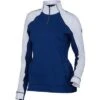 Spyder Savona Zip T-Neck Top Women's -Bob's Sports Chalet 104571 ABYSS m