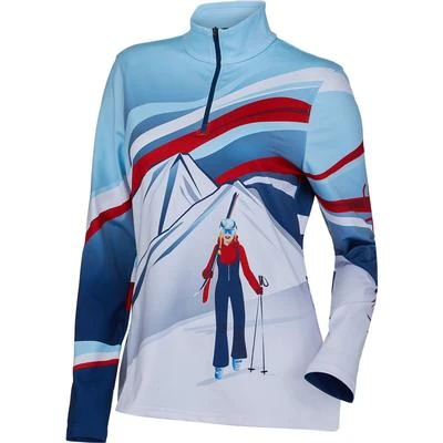 Spyder Northern Lights Zip T-Neck Top Women's 3 Spyder Northern Lights Zip T-Neck Top Women's