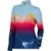 Spyder Snow Mist Zip T-Neck Top Women's 2 Spyder Snow Mist Zip T-Neck Top Women's -Bob's Sports Chalet 104607 ABYSS m