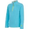 Spyder Speed Fleece Zip T-Neck Top Girls' -Bob's Sports Chalet 104621 BAHAMA BLUE m