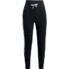 Under Armour UA Rival Fleece Joggers Girls' -Bob's Sports Chalet 104899 BLACKWHITECERISE m