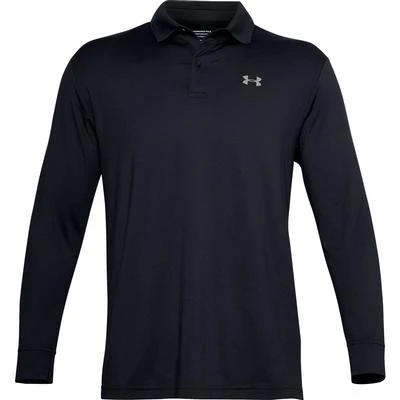 Under Armour UA Performance Textured Long Sleeve Polo Shirt Men's 4 Under Armour UA Performance Textured Long Sleeve Polo Shirt Men's - Image 2